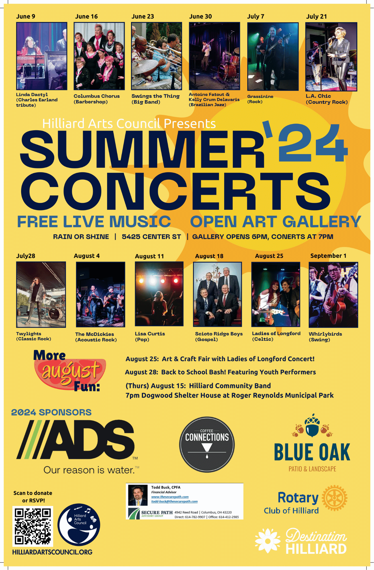 Concerts with Hilliard Arts Council | Hilliard, Ohio